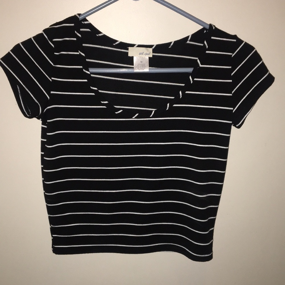 Striped Crop Top